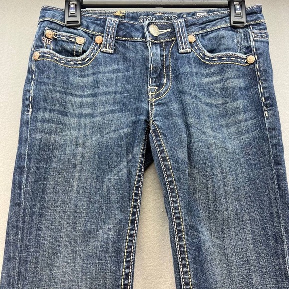 Miss Me Women's Bootcut Jeans Size 27 Button Flap Pockets Y2K - Picture 4 of 15